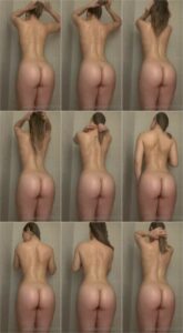 aranza sinte desnuda en la bañera