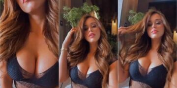 yanet garcía tomandose selfie para onlyfans