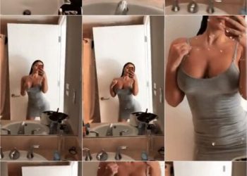 genesis lopez sexy en el espejo