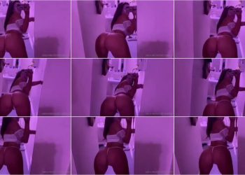 genesis lopez sexy lenceriá blanca