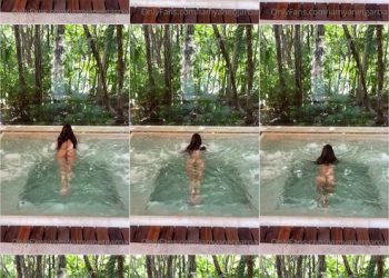 yanet garcía desnuda en la piscina en onlyfans