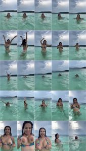 Lizbeth rodriguez topless en la playa