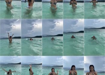 Lizbeth rodriguez topless en la playa