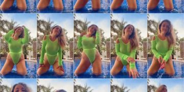 Patty lopez de la cerda en la piscina para onlyfans