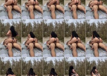 Nalgalia follando duro en el aire libre