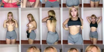 Ariana rabanal cambiandose de ropa para only