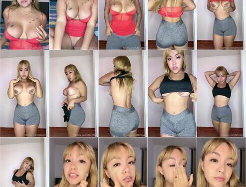 Ariana rabanal cambiandose de ropa para only